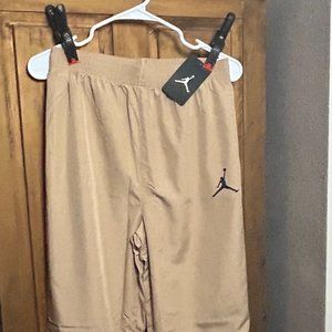 NEW! Jordan Jumpman Boys XL Tan Basketball Pants - NWT - Orig$50
